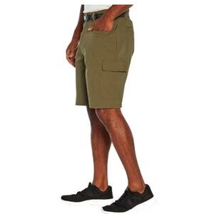 Orvis Men's Olive Night Cargo Shorts Size‎ 38 Adjustable Belt